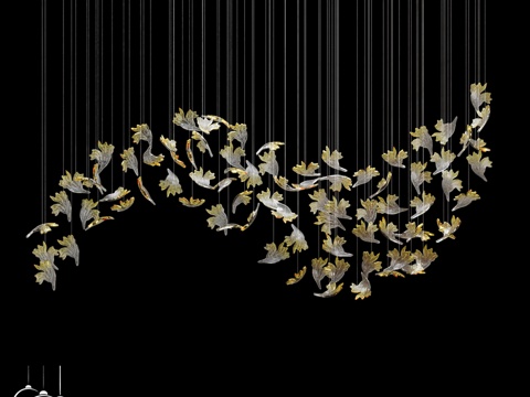  OM 悬挂装饰 Inodesign 波浪 153d模型 