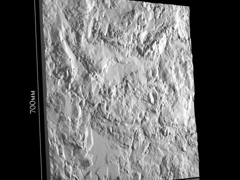  蒙布朗3D石膏板3d模型 