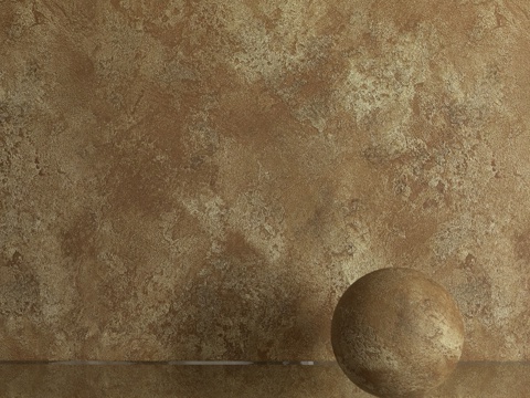  基于Alcaustico F的装饰性涂层mka涂料3d模型 