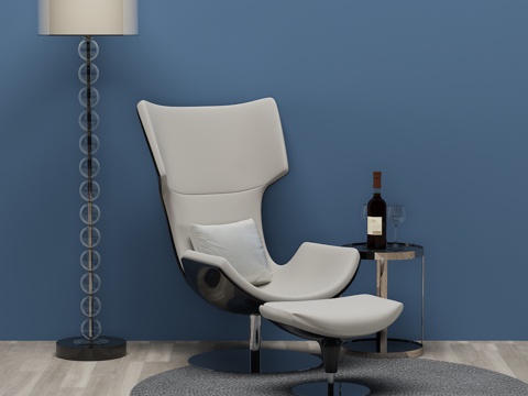  现代休闲椅 椅子 单椅 沙发椅3d模型 