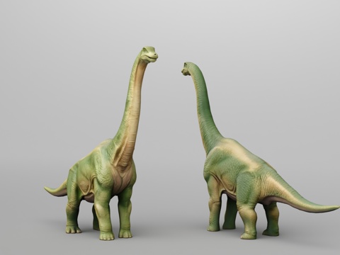  泰坦巨龙类3d模型 