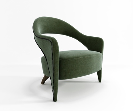  现代休闲椅 椅 单椅 单人椅 扶手椅3d模型 