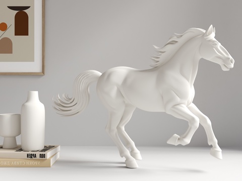 马 马雕塑  动物雕塑 景观雕塑 城市雕塑 马摆件 艺术装置3d模型 