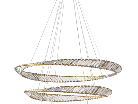  现代简约吊灯 吊灯 简约吊灯 餐厅吊灯 玻璃吊灯 轻奢吊灯3d模型 