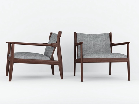  新中式椅子模型3d模型 