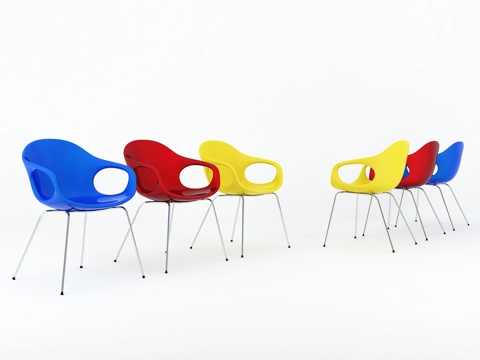 现代休闲椅3d模型