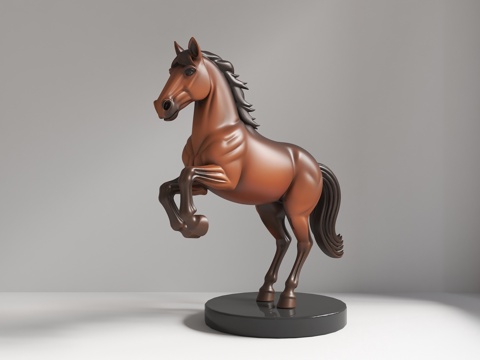 马 马雕塑  动物雕塑 景观雕塑 城市雕塑 马摆件 艺术装置su模型