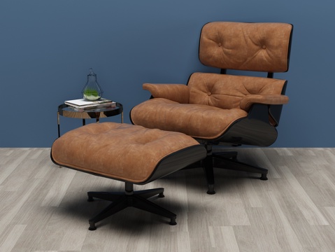  现代休闲椅 椅子 单椅3d模型 