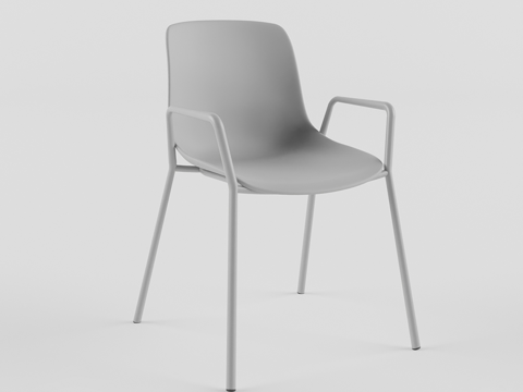  现代简约椅子 单人椅子  休闲椅子 凳子 餐厅椅子3d模型 