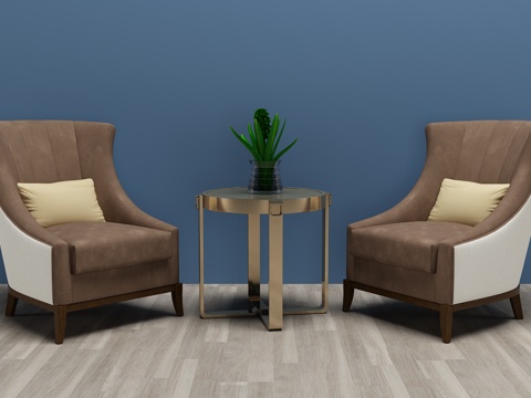  现代休闲椅 沙发椅 椅子 单椅3d模型 
