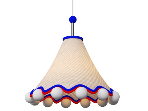  现代吊灯3d模型 