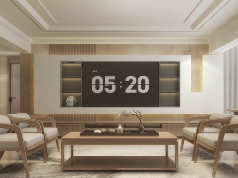  宋式中国风3d模型 