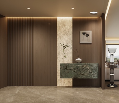 现代玄关3d模型