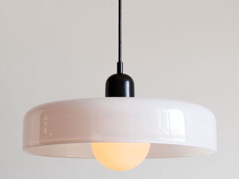  奶油风吊灯 餐厅吊灯 床头吊灯 书房吊灯 现代吊灯3d模型 