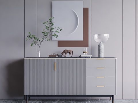 小物件 陈设饰品 小品 玩具 桌子 灯具su模型