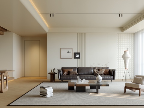  中古风客餐厅3d模型 