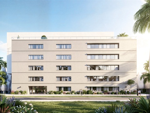  现代工业厂房 现代产业园 多层办公 厂房 产 产业园 办公楼su模型 