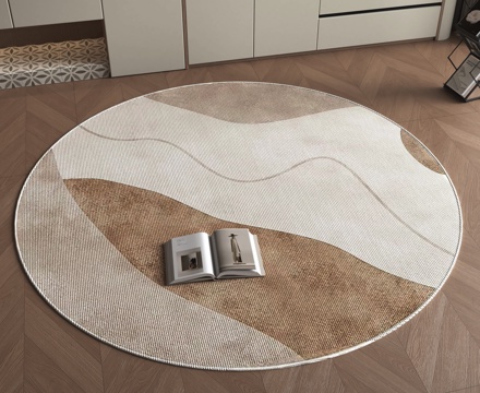 现代圆形地毯su模型