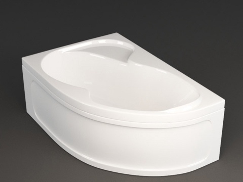  现代浴缸 浴缸3d模型 