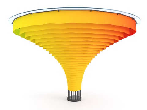 现代柱子 装饰柱子 圆形亭子 圆形柱子 工装柱子 异形柱子su模型