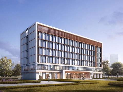 现代学校建筑 学校宿舍建筑 公寓建筑 人才公寓 教学楼su模型