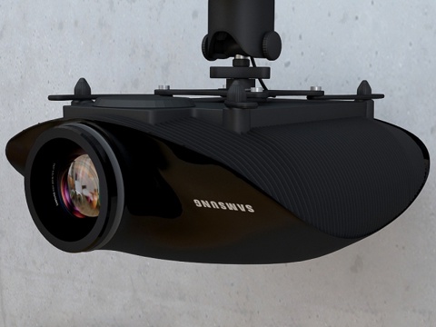  现代投影仪 投影 投影仪 三星投影仪3d模型 