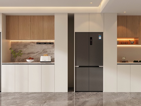 现代酒柜 冰箱酒柜 冰箱柜 餐边柜su模型