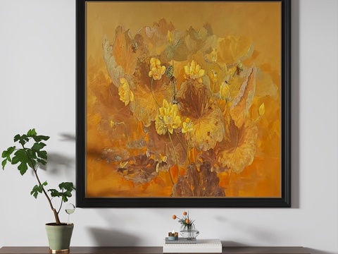  法式，现代，复古，中古，装饰画3d模型 