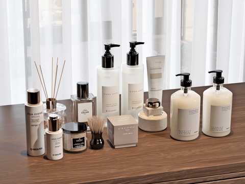  现代洗涤日用化妆品3d模型 