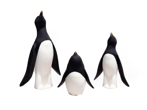 企鹅摆件su模型