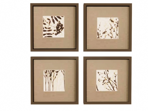 架子 小物件 饰品su模型