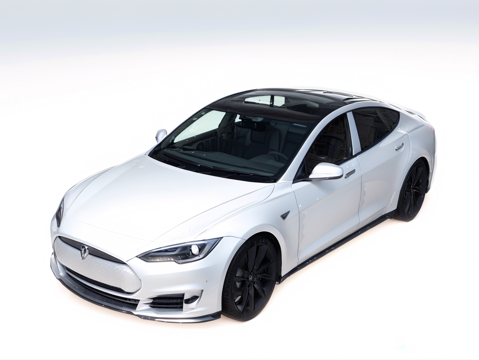  高级轿车su模型 