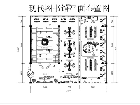 文创店平面布置图CADcad施工图