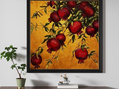  法式，现代，复古，中古，装饰画3d模型 