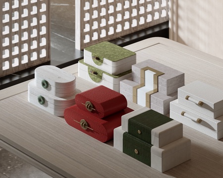  现代首饰盒3d模型 