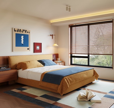  中古风卧室3d模型 