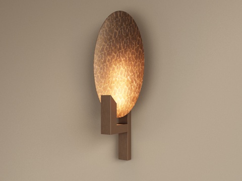  现代金属壁灯 长条壁灯 床头壁灯 镜前壁灯 复古壁灯3d模型 