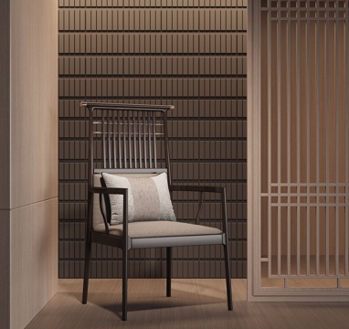  新中式椅子3d模型 