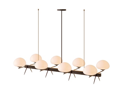 法式复古风吊灯su模型