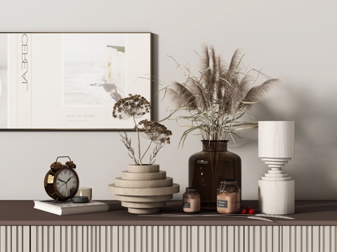 现代花卉花艺 花艺组合 花瓶组合su模型