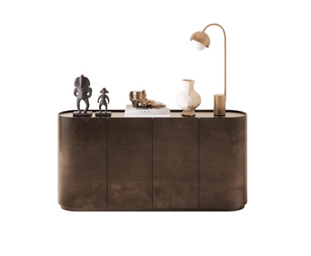 侘寂玄关柜su模型