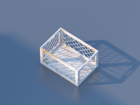  收纳筐 菜篮子 菜筐3d模型 