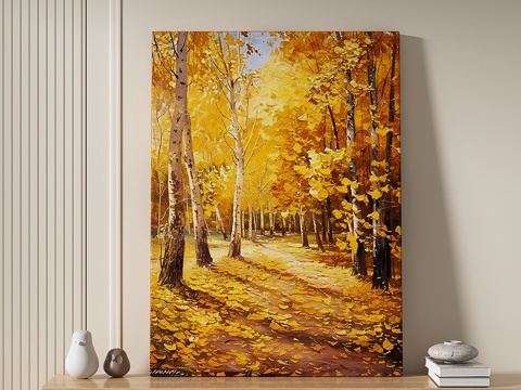  现代，田园风，奶油，抽象，装饰画3d模型 