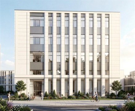  现代工业厂房 现代产业园 多层办公 厂房 产 产业园 办公楼su模型 