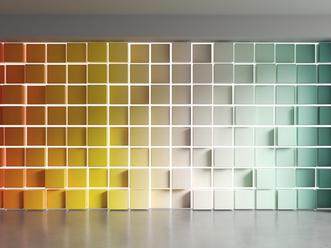 现代背景墙 异形景墙 渐变背景墙 公司形象墙 美陈背景墙 前su模型su模型