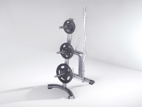  健身器材su模型 