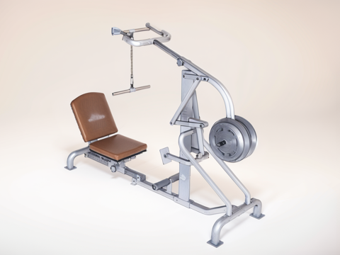 健身器材su模型