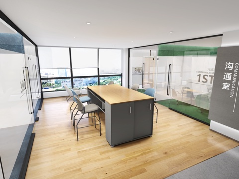 茶水吧沟通室3d模型