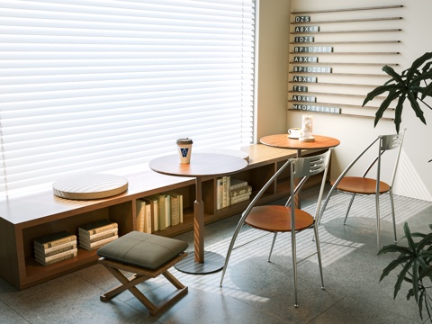  飘窗卡座沙发 咖啡卡座 餐厅卡座沙发 中古卡座沙发 咖啡厅卡su模型 