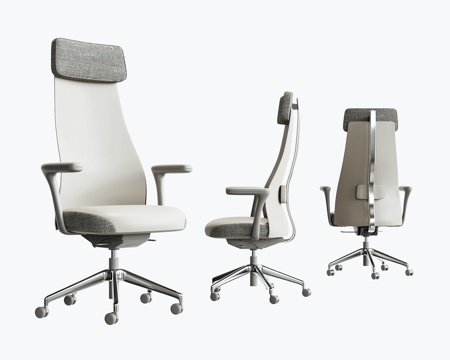  现代办公椅3d模型 